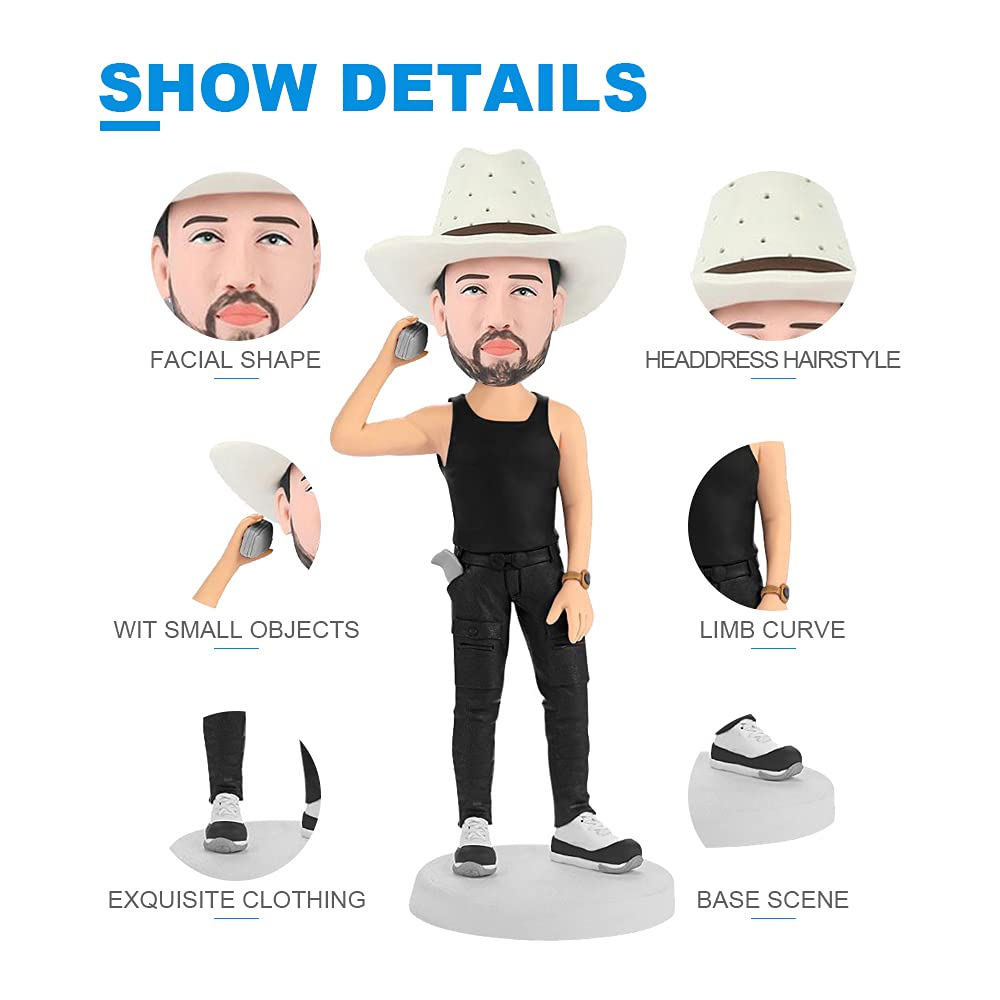 Fully Customizable 1 Person and 1 Vehicle Custom Bobblehead