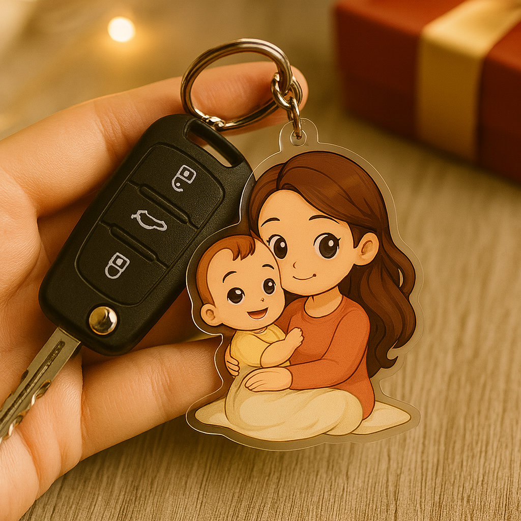 Acrylic Cartoon Bag Charm – Create Your Own Custom Figure Keychain Gift