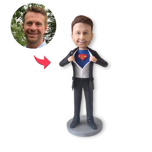 Example Custom Bobblehead Personalized Superman Bobbleheads Gift For Dad