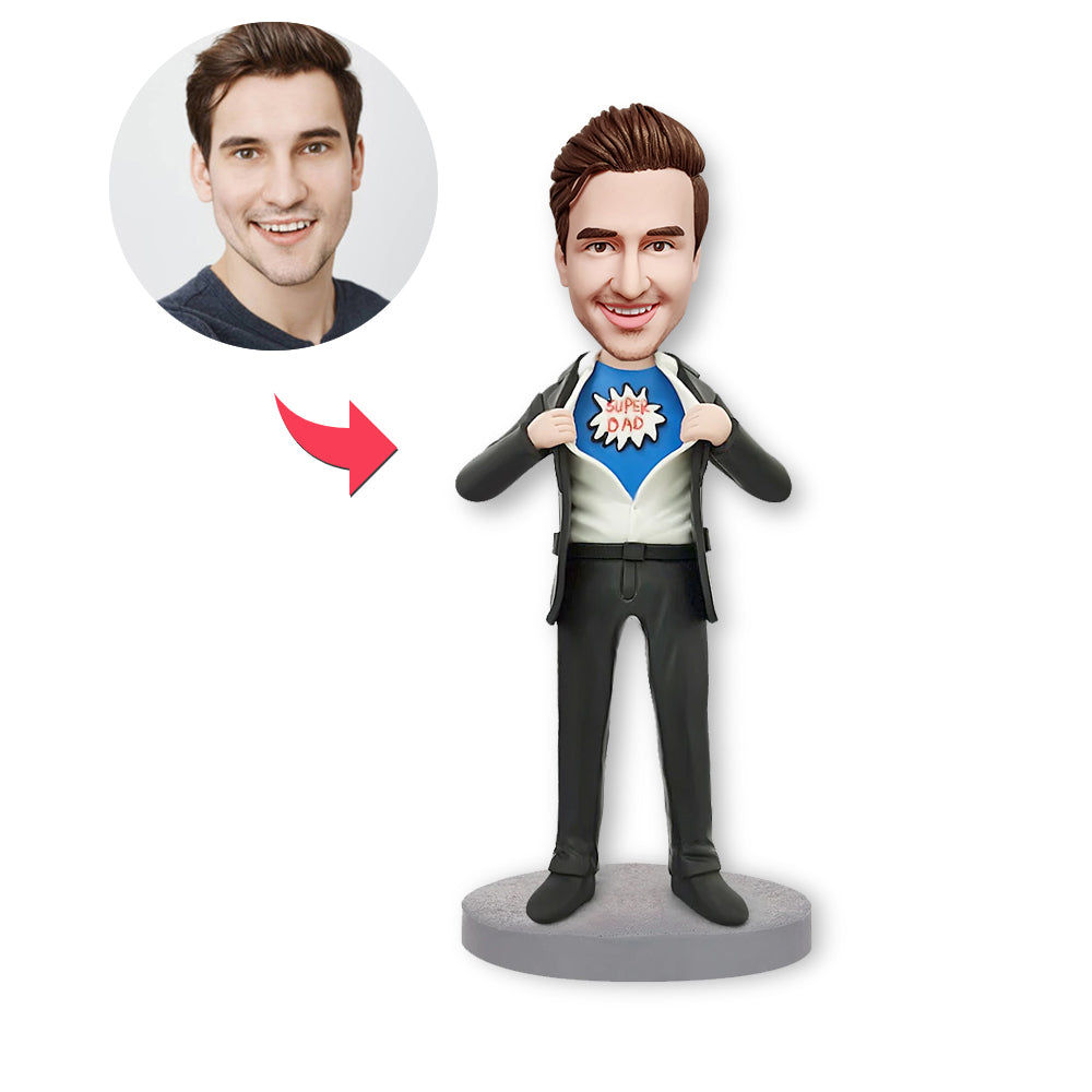 Custom Bobblehead Personalized Bobbleheads Super Dad Unique Gifts For Dad