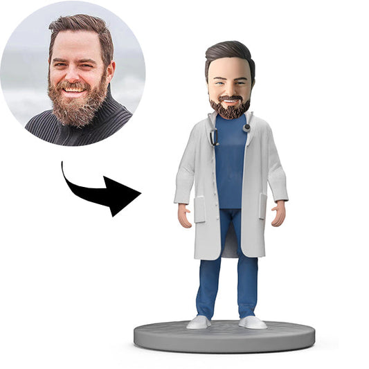 Custom Bobblehead Personalized Bobblehead Doctor Standing