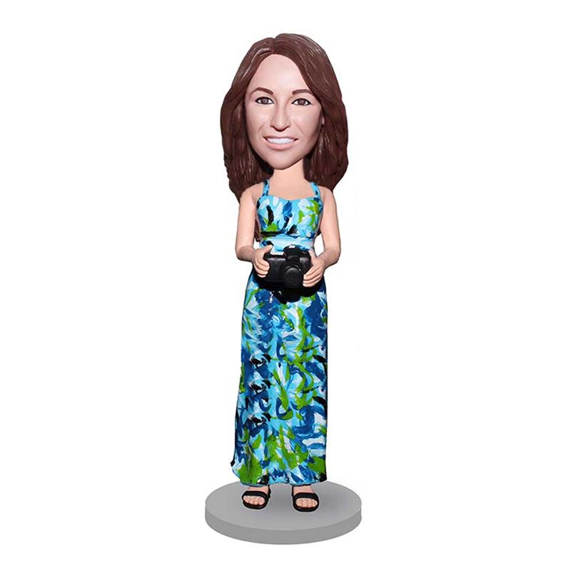 Custom A Bobble Head Camera Doll Of Yoursel