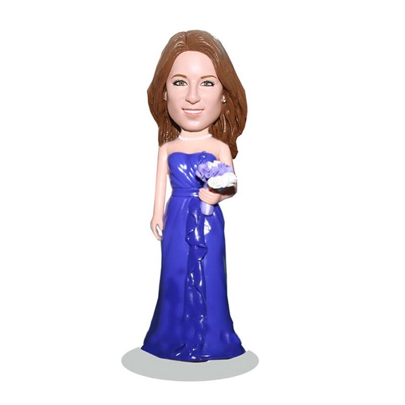 Custom Bobblehead Bridesmaid Gift Wedding Groupon cheap
