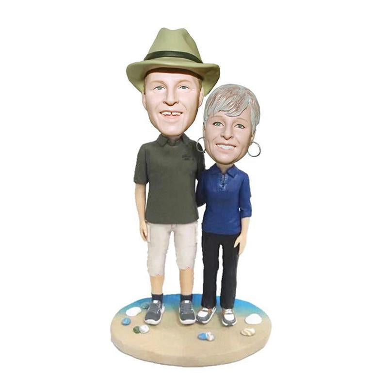 Personalized Couple Bobbleheads Parents Thanksgiving Gift