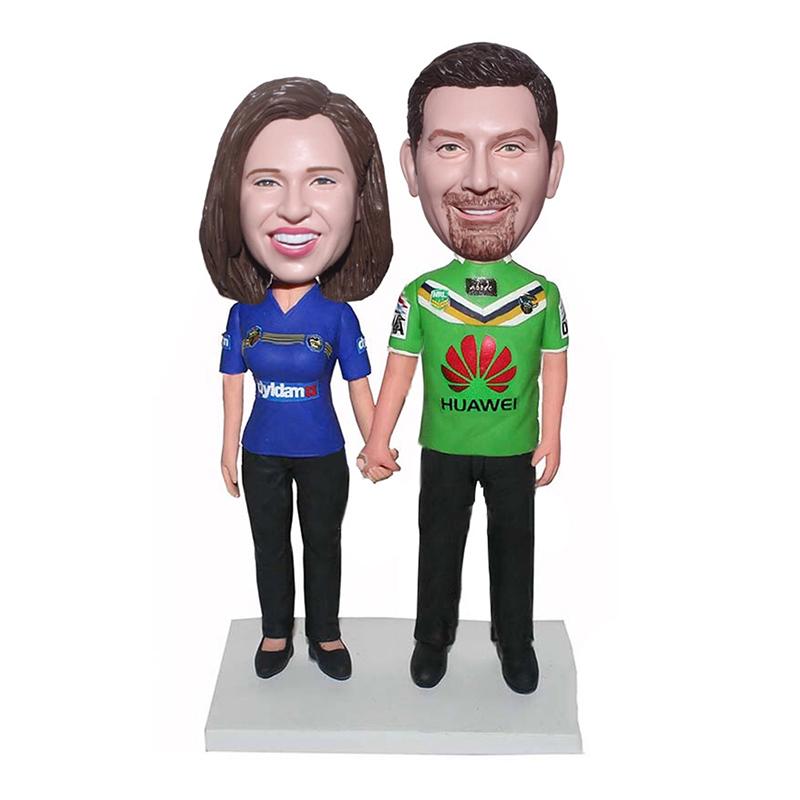 Custom Shirts Couple Bobblehead Anniversary Gifts