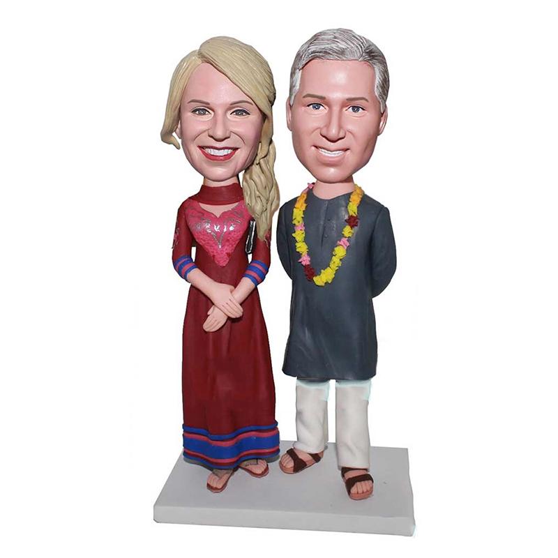 Custom Personalized Bobblehead Couple