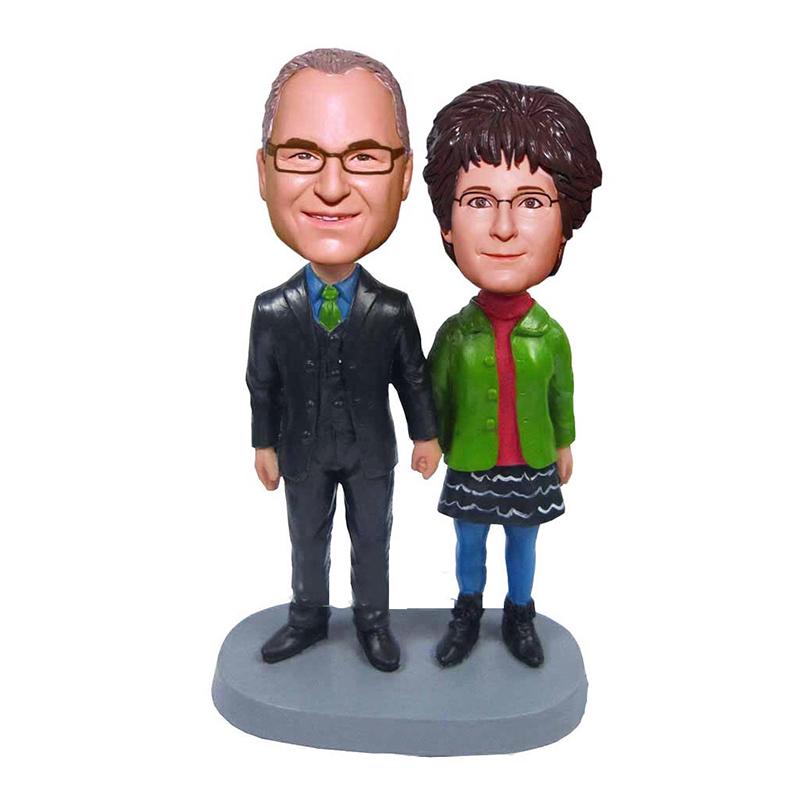 Custom Mom And Dad Bobble Heads