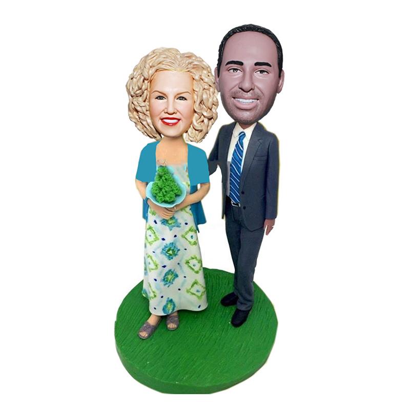 Custom Couple Bobblehead Dolls Anniversary Gift Ideas