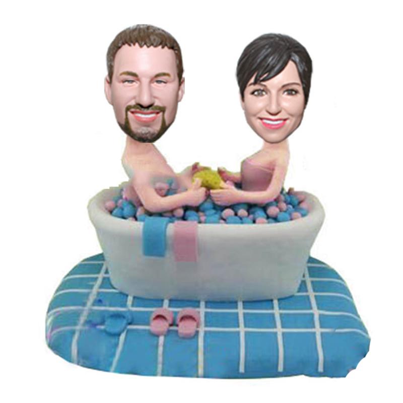 Custom Bathed Bath Bobblehead Dolls Of Yourself