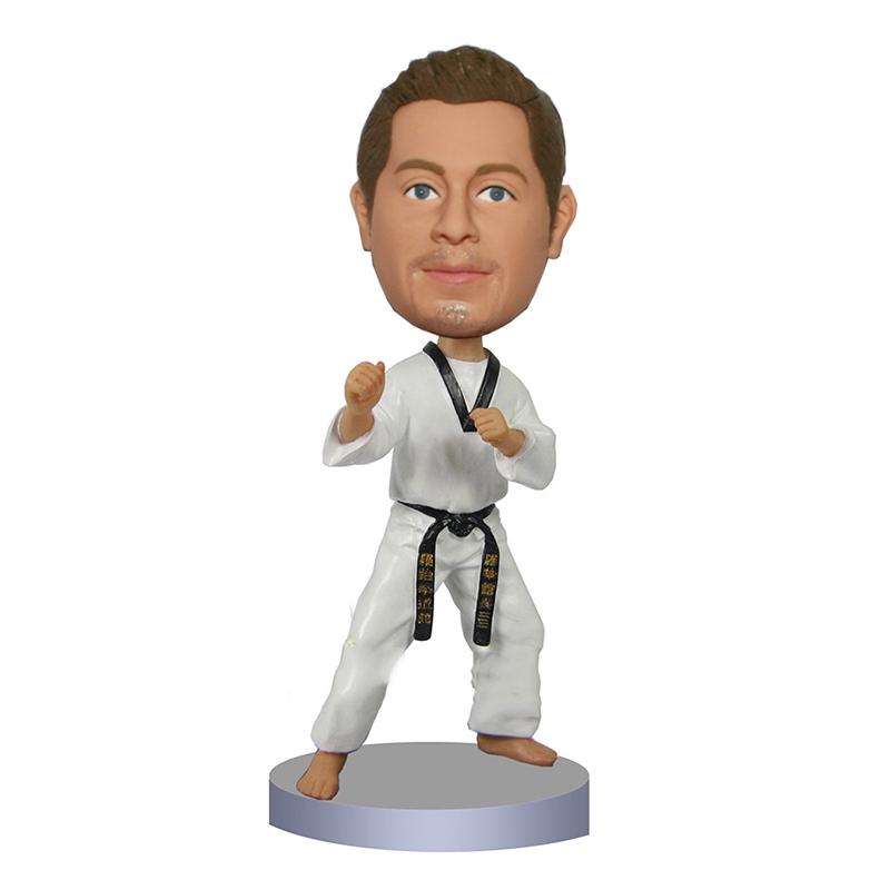Personal Bobble Head Karate Doll
