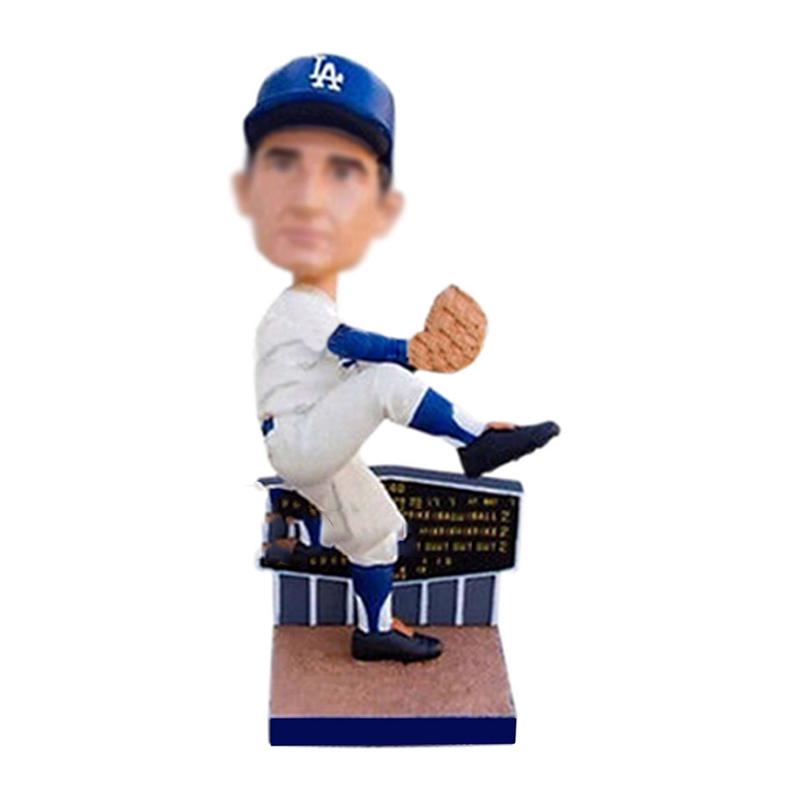 Custom Bobble Head Golfer Baseball
