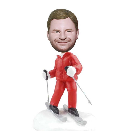 Cheap Custom Skiing Bobble Heads