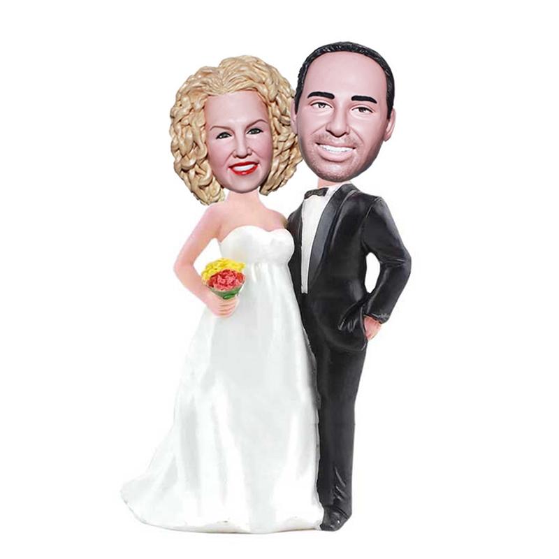 Cheap Custom Bobble Head For Wedding Cake