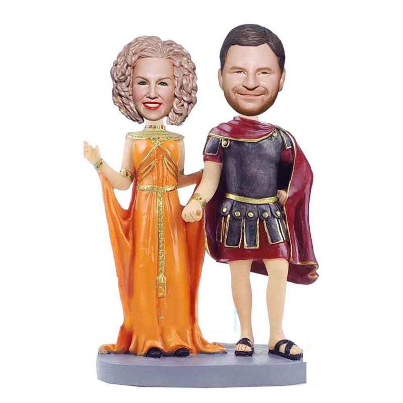 Custom king And Queen Of Bobbleheads