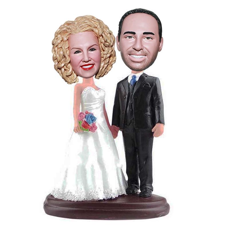 Cheap Custom Bobble Head For Wedding Cake