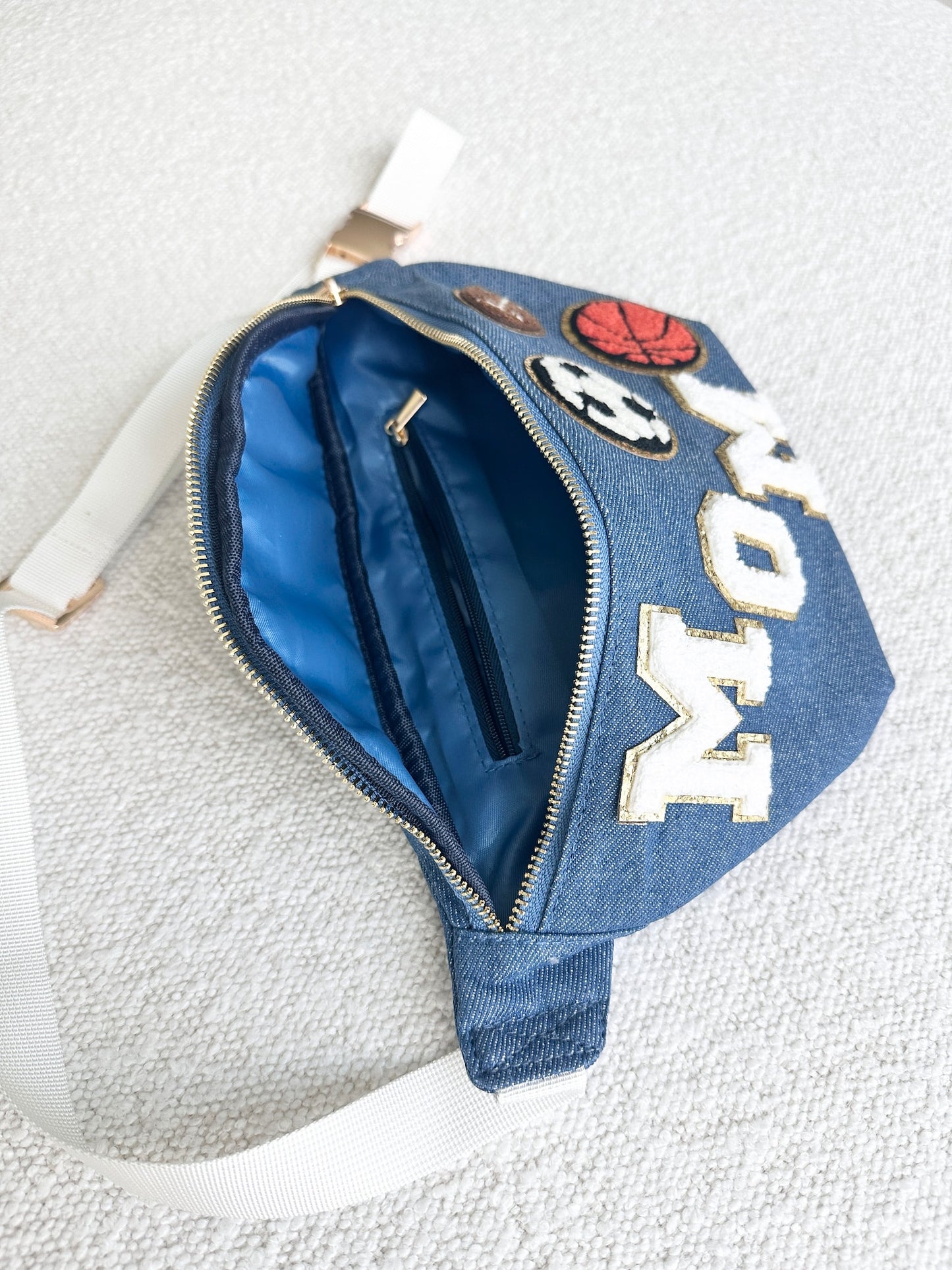 Custom Embroidered Fanny Pack - Adjustable Waist Bag - Personalized Bachelorette Gift - Bridesmaid Proposal - Festival Essentials - Travel & Gym Accessory