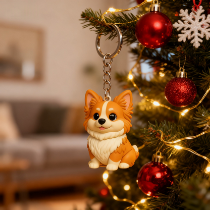 Custom 3D Pet Keychain/Figurine from Your Photo – Personalized Mini Pet Figurine Gift