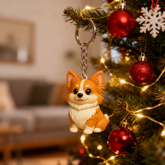 Custom 3D Pet Keychain/Figurine from Your Photo – Personalized Mini Pet Figurine Gift