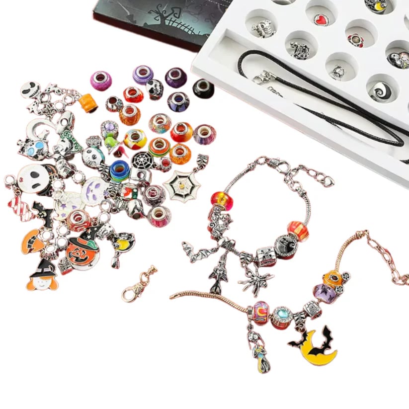 "Spooky Sparkle" Limited Edition Mystery Blind Box Halloween Charm Bracelet - Bewitchingly Beautiful Jewelry 🎃