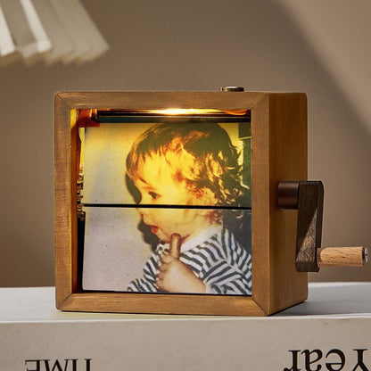 Custom Baby's First Year Flipbook - Hand-Cranked Animation Box for Photo Memories