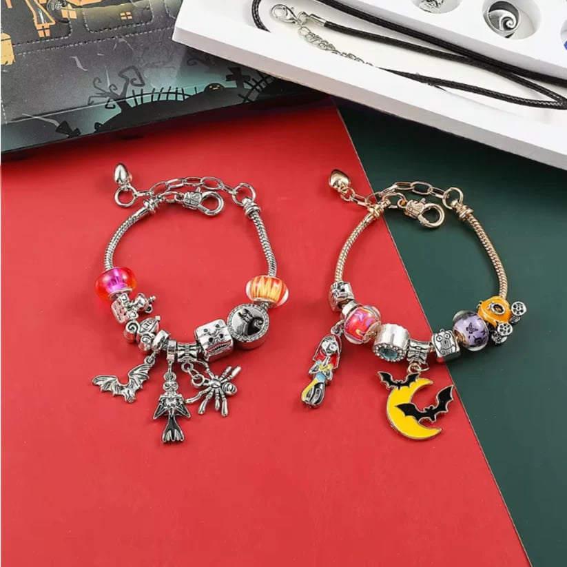 "Spooky Sparkle" Limited Edition Mystery Blind Box Halloween Charm Bracelet - Bewitchingly Beautiful Jewelry 🎃