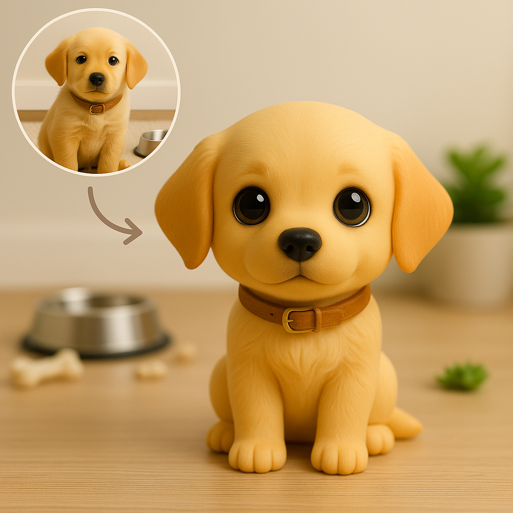 Custom 3D Action Figure From Photo Personalized Scientist Figurine Custom 3D Mini Figure Gift for Science Lovers