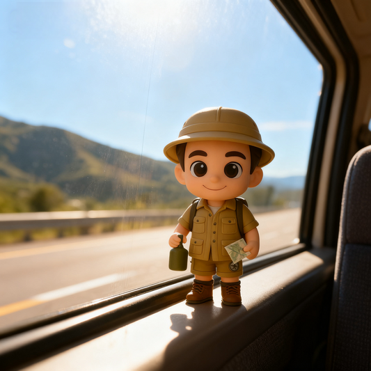 Custom 3D Action Figure From Photo Personalized Explorer Figurine | Custom 3D Adventure Mini Figure Gift