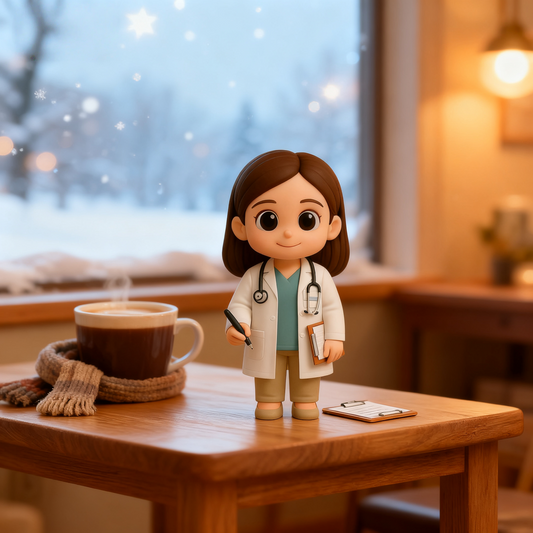 Custom 3D Action Figure From Photo - Personalized Toy Gift For Doctor