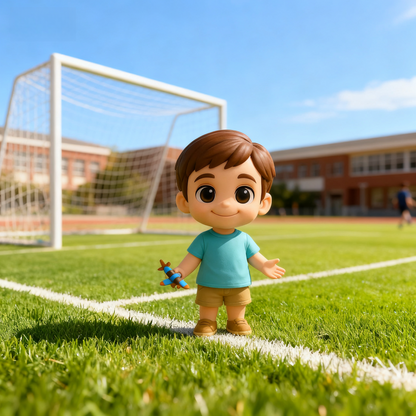 Custom 3D Action Figure From Photo – Personalized Kids Figurine Custom 3D Mini Figure Gift for Kids