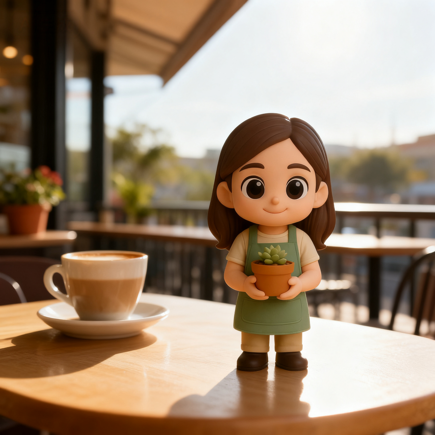 Custom 3D Action Figure From Photo Personalized Gardener Figurine Custom 3D Mini Figure Gift for Plant Lovers