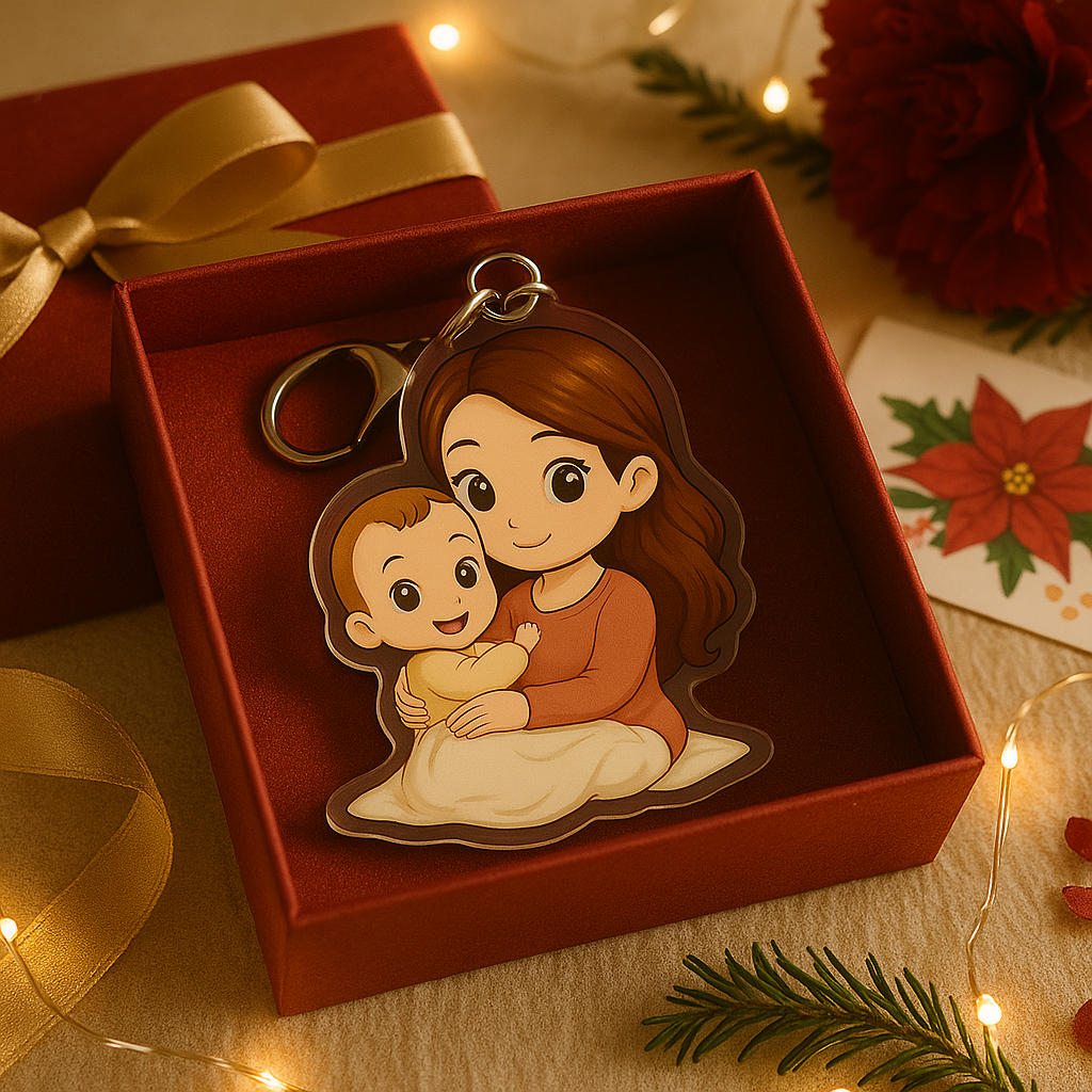 Acrylic Cartoon Bag Charm – Create Your Own Custom Figure Keychain Gift