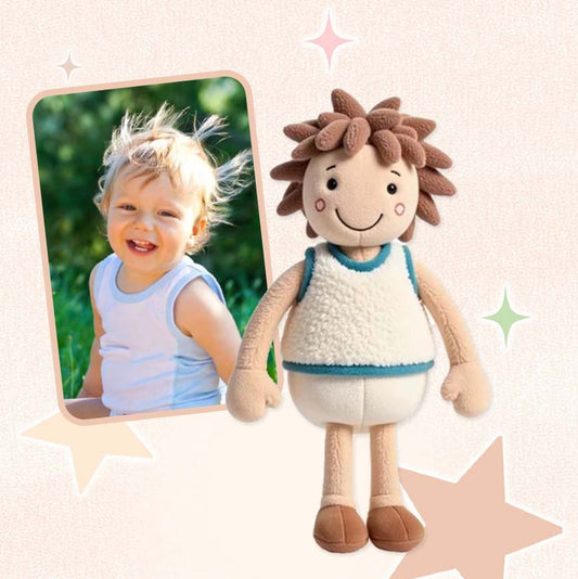 Personalized Photo Plush Doll Plush Gifts, Couple Plush Doll, Cute Gift For Her