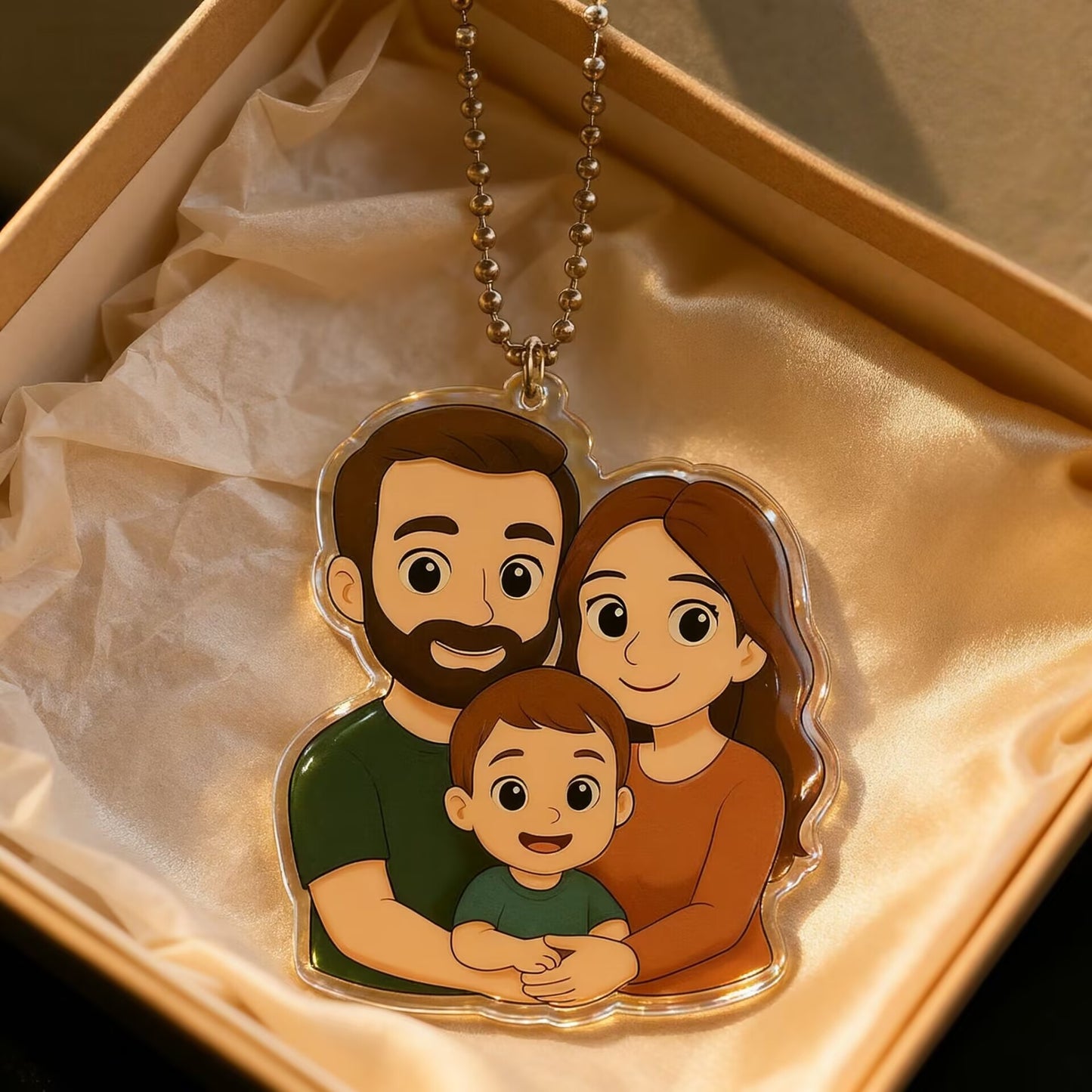 Custom Pet Portrait Car Hanger, Personalized Dog Cat Memorial Gift, Acrylic Pet Loss Sympathy Car Decor