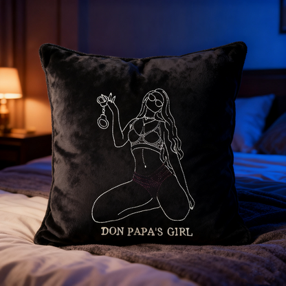 Sexy Custom Embroidery Photo Pillow Cover – Personalized Anniversary Gift for Him