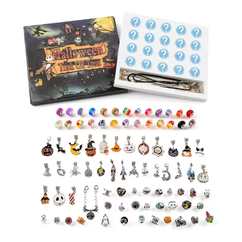 "Spooky Sparkle" Limited Edition Mystery Blind Box Halloween Charm Bracelet - Bewitchingly Beautiful Jewelry 🎃