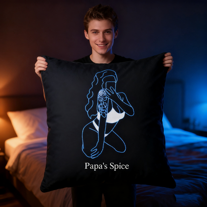 Sexy Custom Embroidery Photo Pillow Cover – Personalized Anniversary Gift for Him