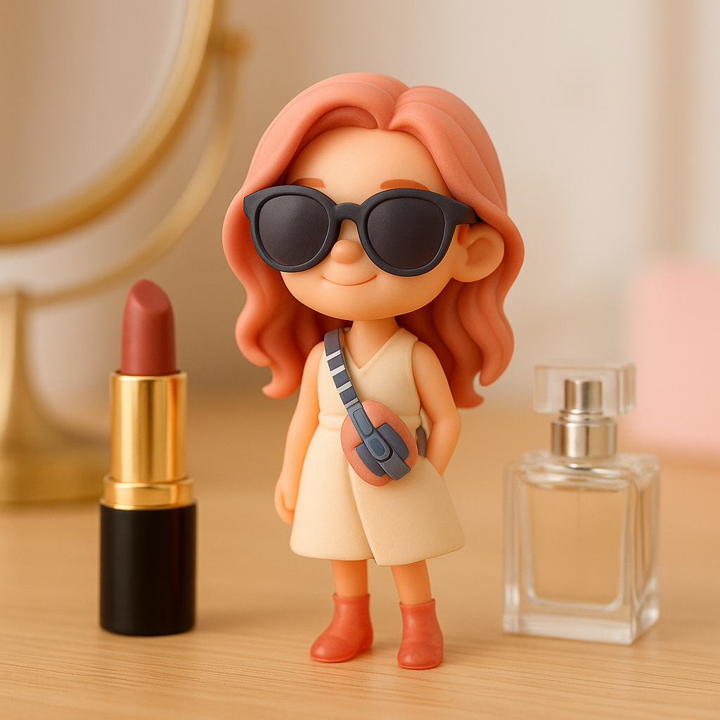 Custom 3D Keychain Gift Set - Personalized Matching Couple Keychains for Him and Her