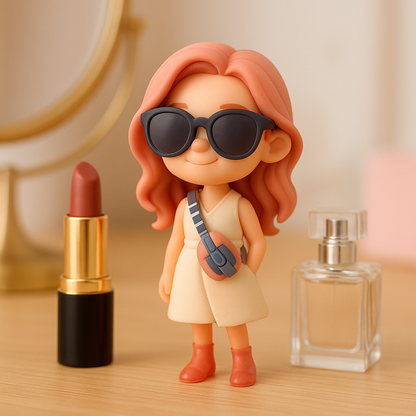 Custom 3D Keychain Gift Set - Personalized Matching Couple Keychains for Him and Her