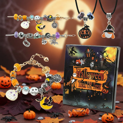 "Spooky Sparkle" Limited Edition Mystery Blind Box Halloween Charm Bracelet - Bewitchingly Beautiful Jewelry 🎃