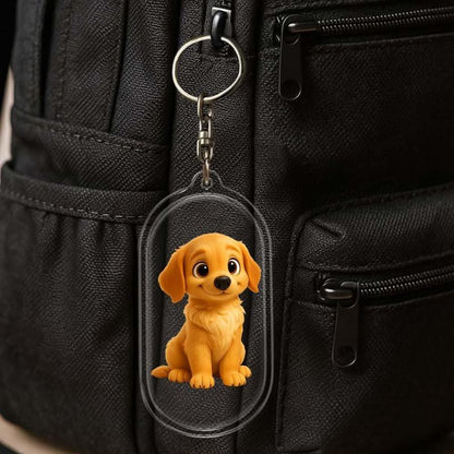 Custom Acrylic Cartoon Keychain － Personalized Photo Keychain － Unique Couple Gift for Her － Birthday Valentine's Anniversary Gift