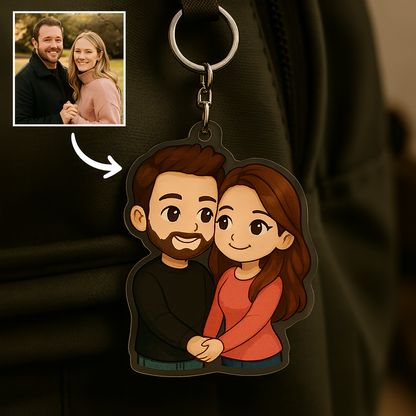 Carry Your Favorite Memory Custom Photo Keychain - Personalized Acrylic Charm for Bags & Gifts
