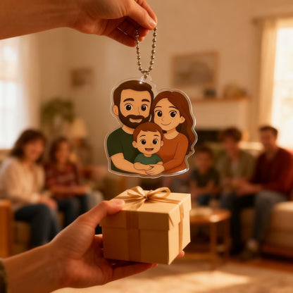 Custom Pet Portrait Car Hanger, Personalized Dog Cat Memorial Gift, Acrylic Pet Loss Sympathy Car Decor