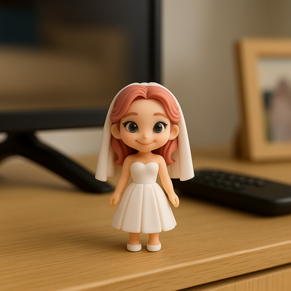 Custom 3D Mini Figure - Surprise Gift from Photo - High-Quality Resin Keepsake