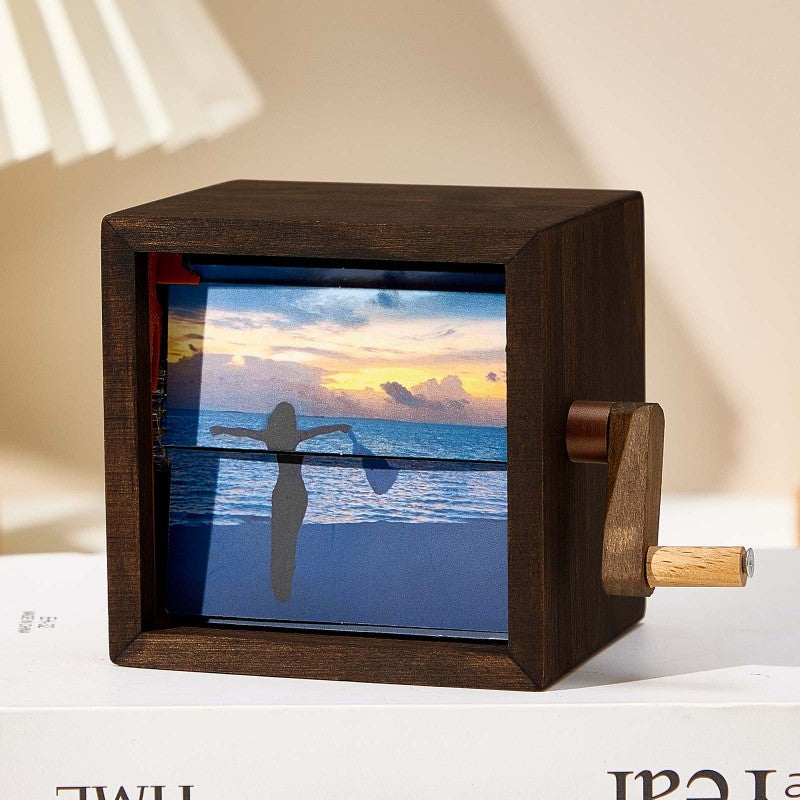 Personalized Motion Picture Frame - Upload Your Photos to Create a Hand-Cranked Flipbook Animation