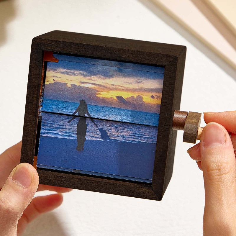 Personalized Motion Picture Frame - Upload Your Photos to Create a Hand-Cranked Flipbook Animation