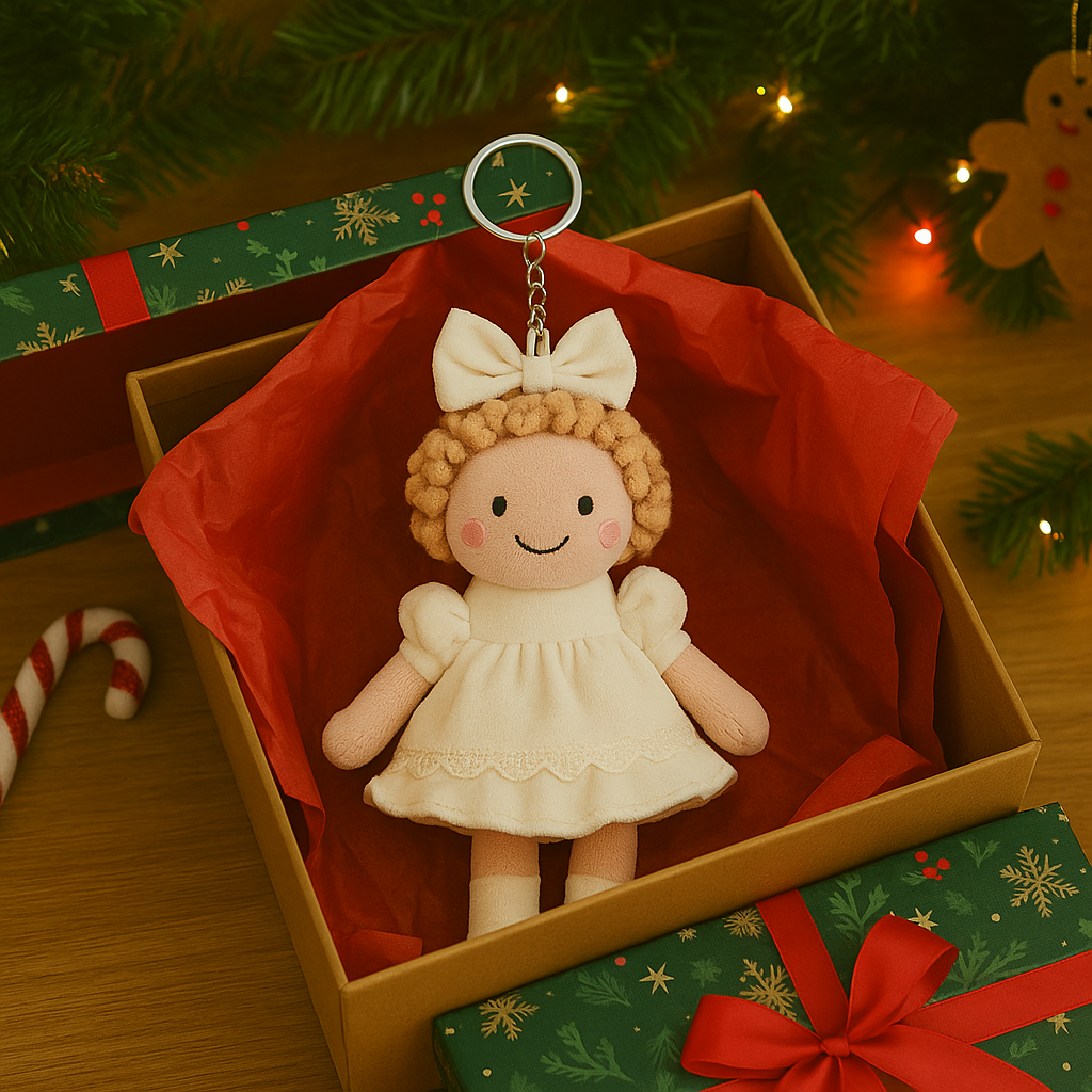 Personalized Baby Photo 3D Plush Doll Keychain/Pillow