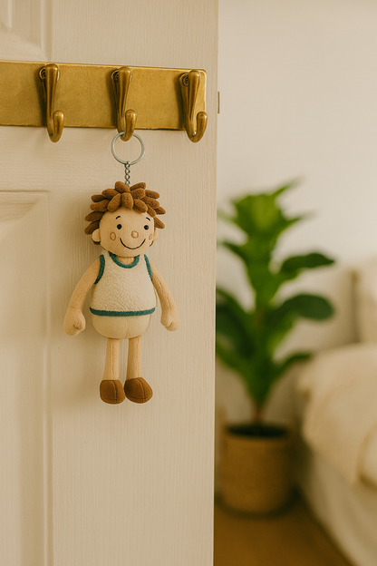 Personalized Photo Plush Doll Plush Keychain Gifts Personalized Bag Charm Couple Plush Doll, Cute Gift For Her