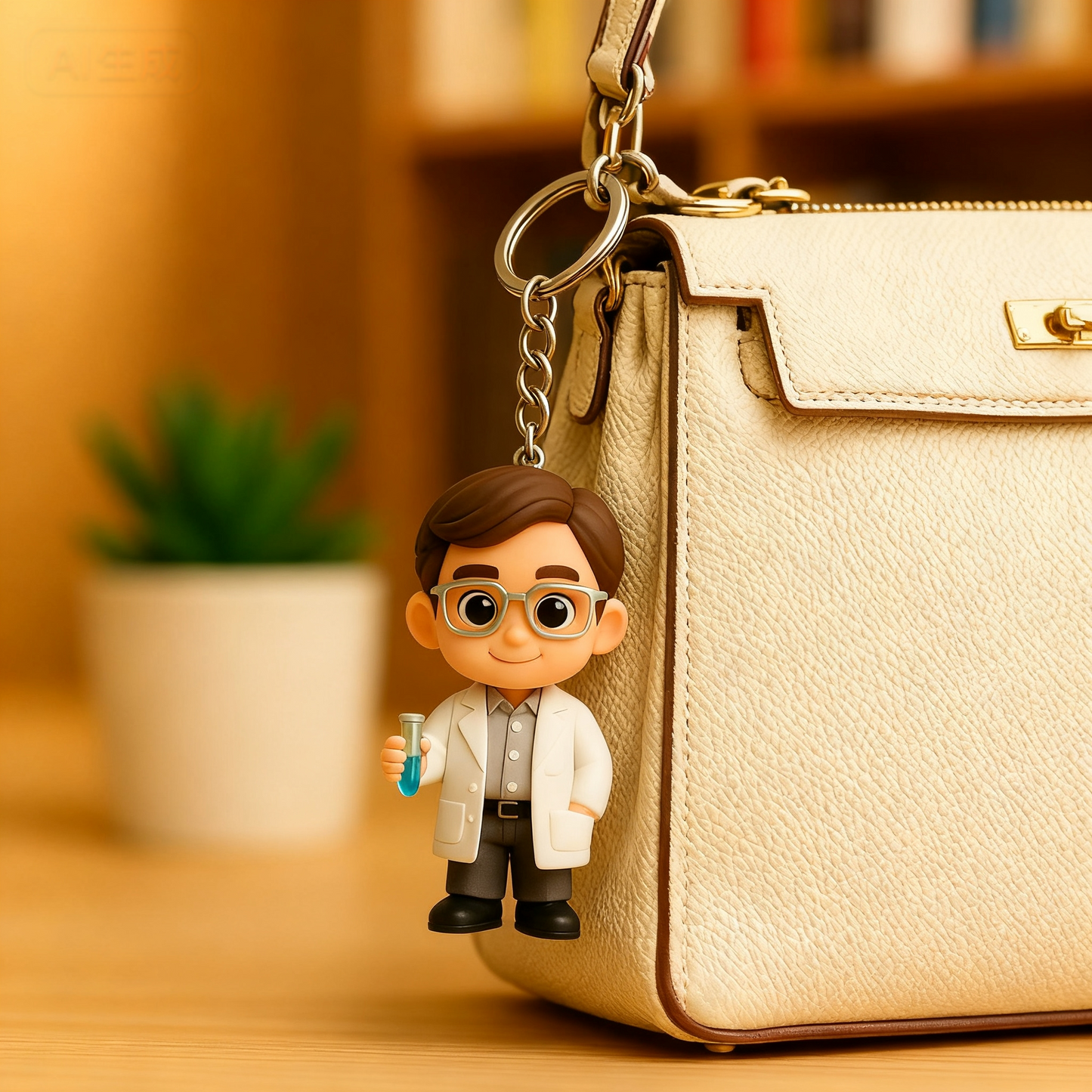 Custom 3D Figure Keychain From Photo Personalized Musician Keychain Gift For Music Lovers