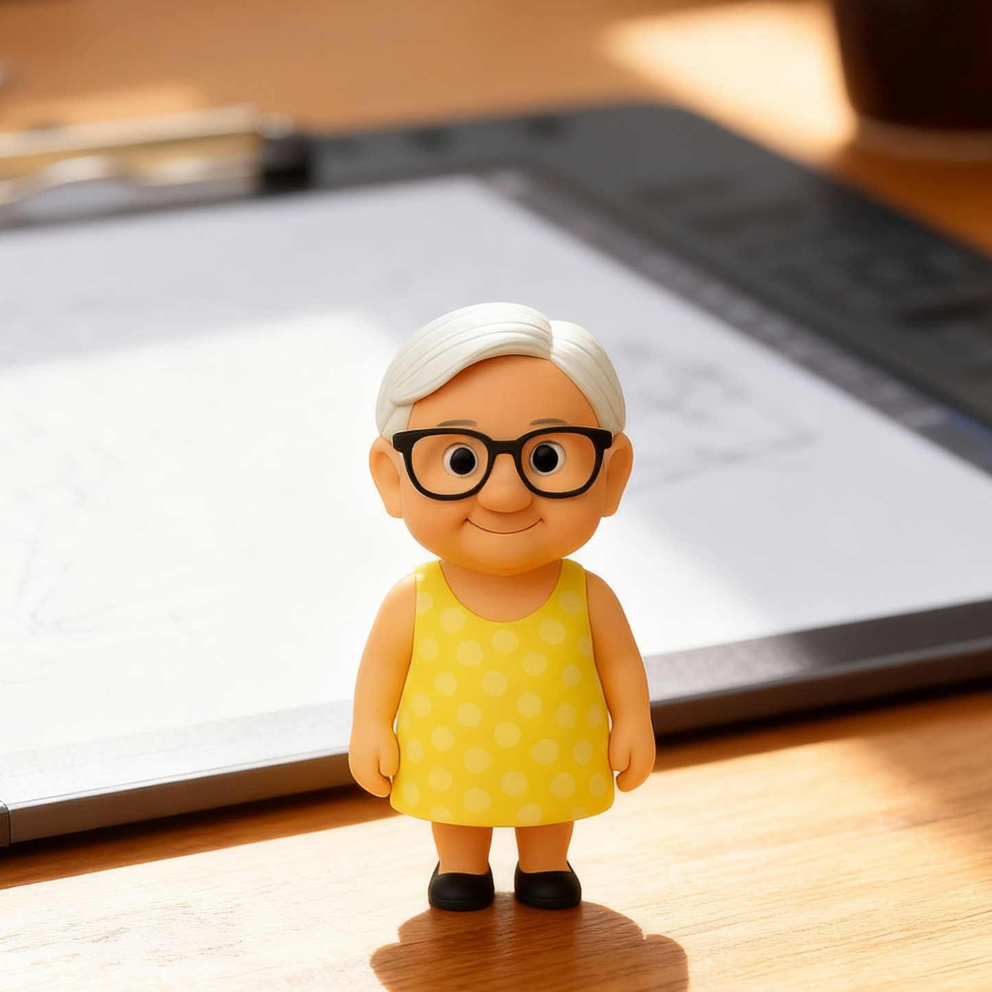 Fully Body Custom 3D Action Figure Pack Packaging Toy Box Style Art Gift Personalized 2D Printing Acrylic Keychain Gift for Family