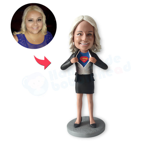 Custom Bobblehead Personalized Bobbleheads Superwomen Gift For Mom